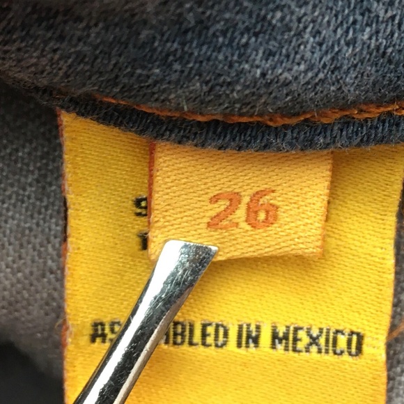 ➡️1 Denim Gray High Waisted Skinny Fit Size 26 - Picture 5 of 15